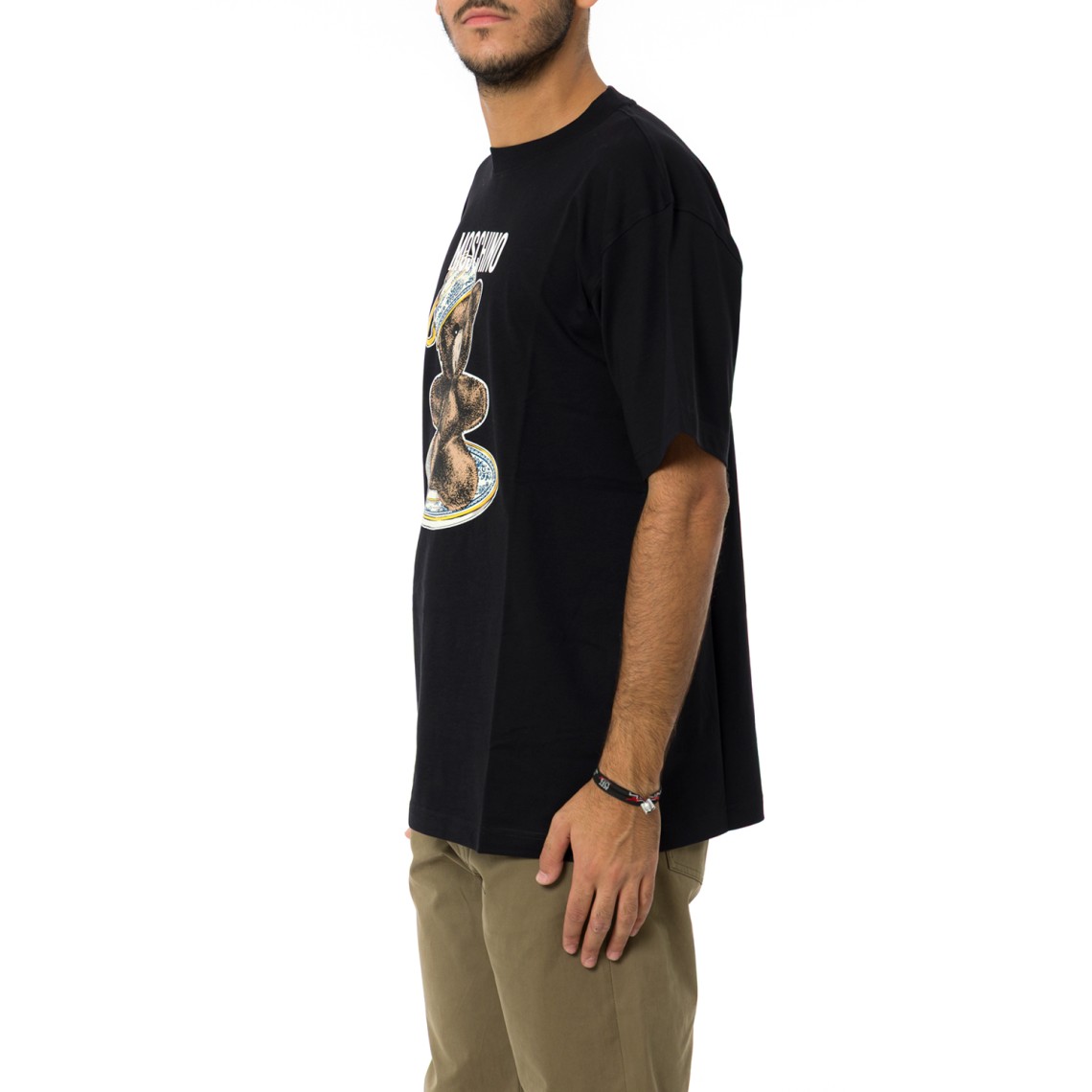 T-shirt Moschino Couture in cotone con logo