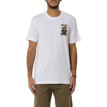 T-shirt in cotone Teddy Moschino Couture