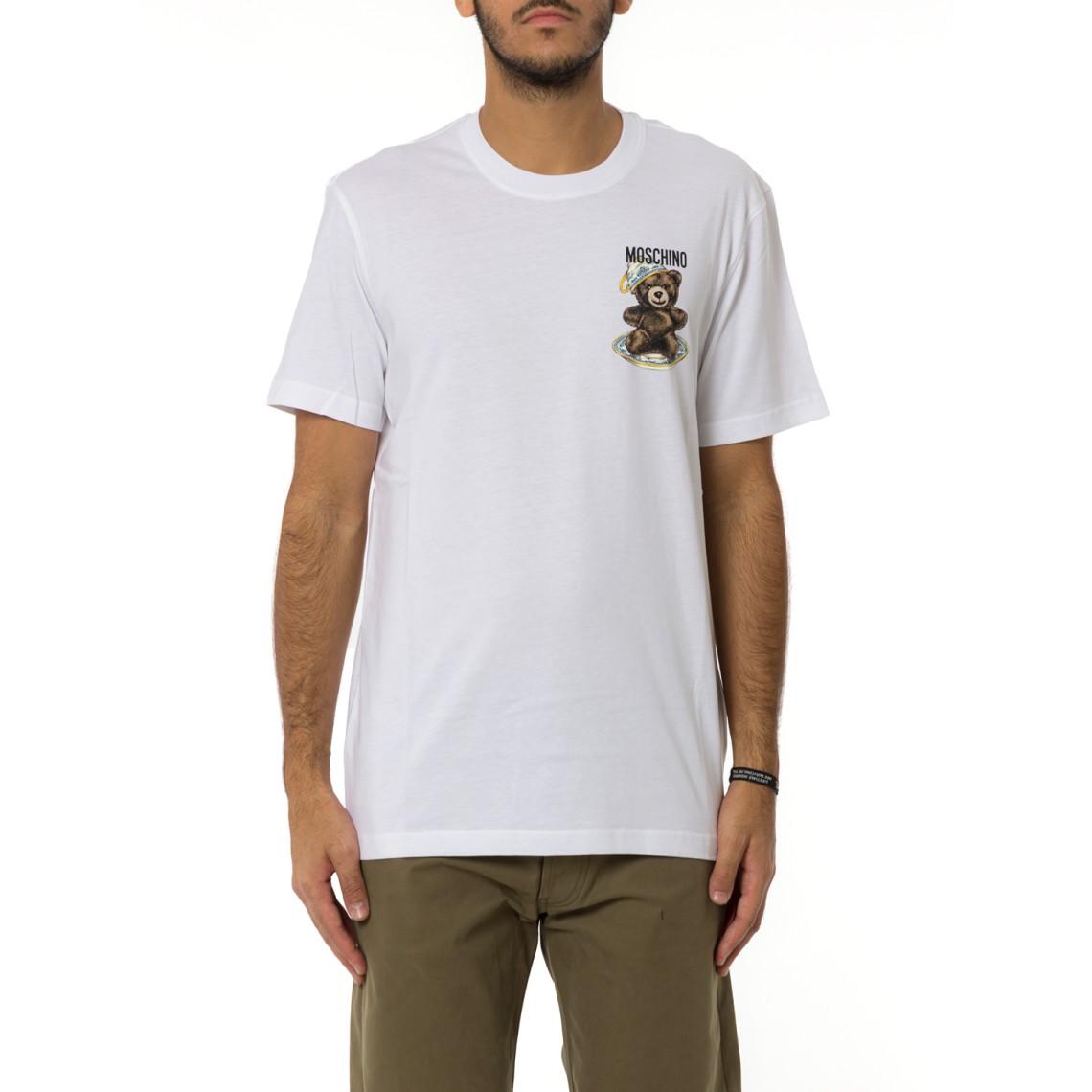 T-shirt in cotone Teddy Moschino Couture