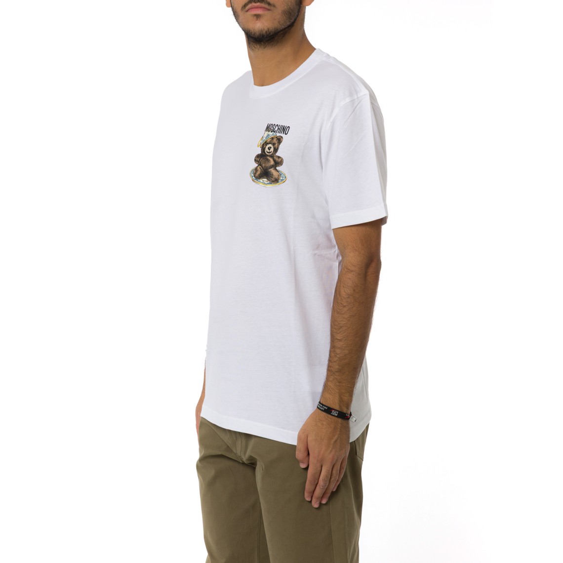 T-shirt in cotone Teddy Moschino Couture