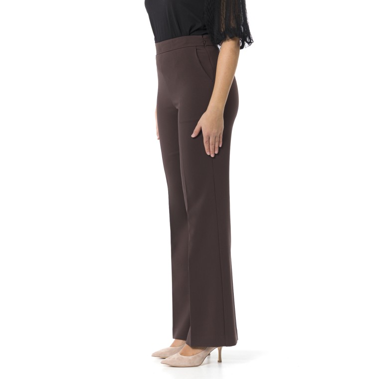 Pantaloni dritti in crêpe Twinset