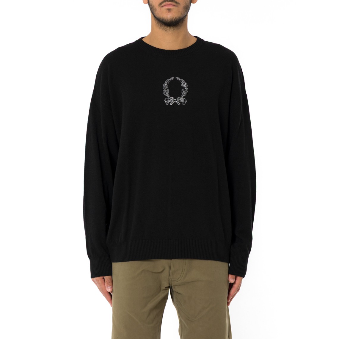 Maglia a girocollo con logo Moschino Couture