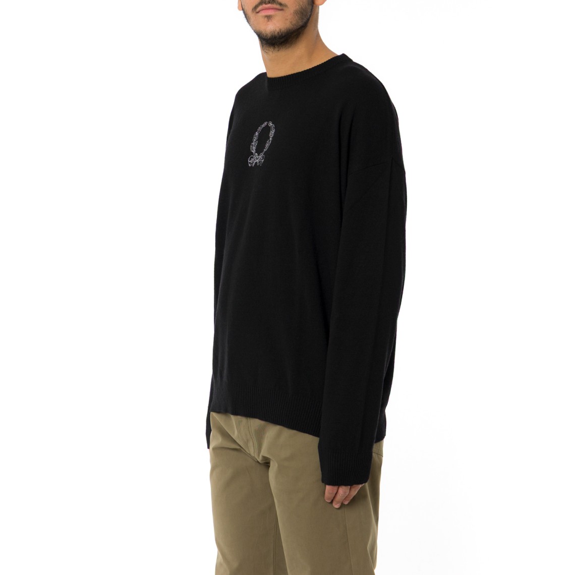 Maglia a girocollo con logo Moschino Couture