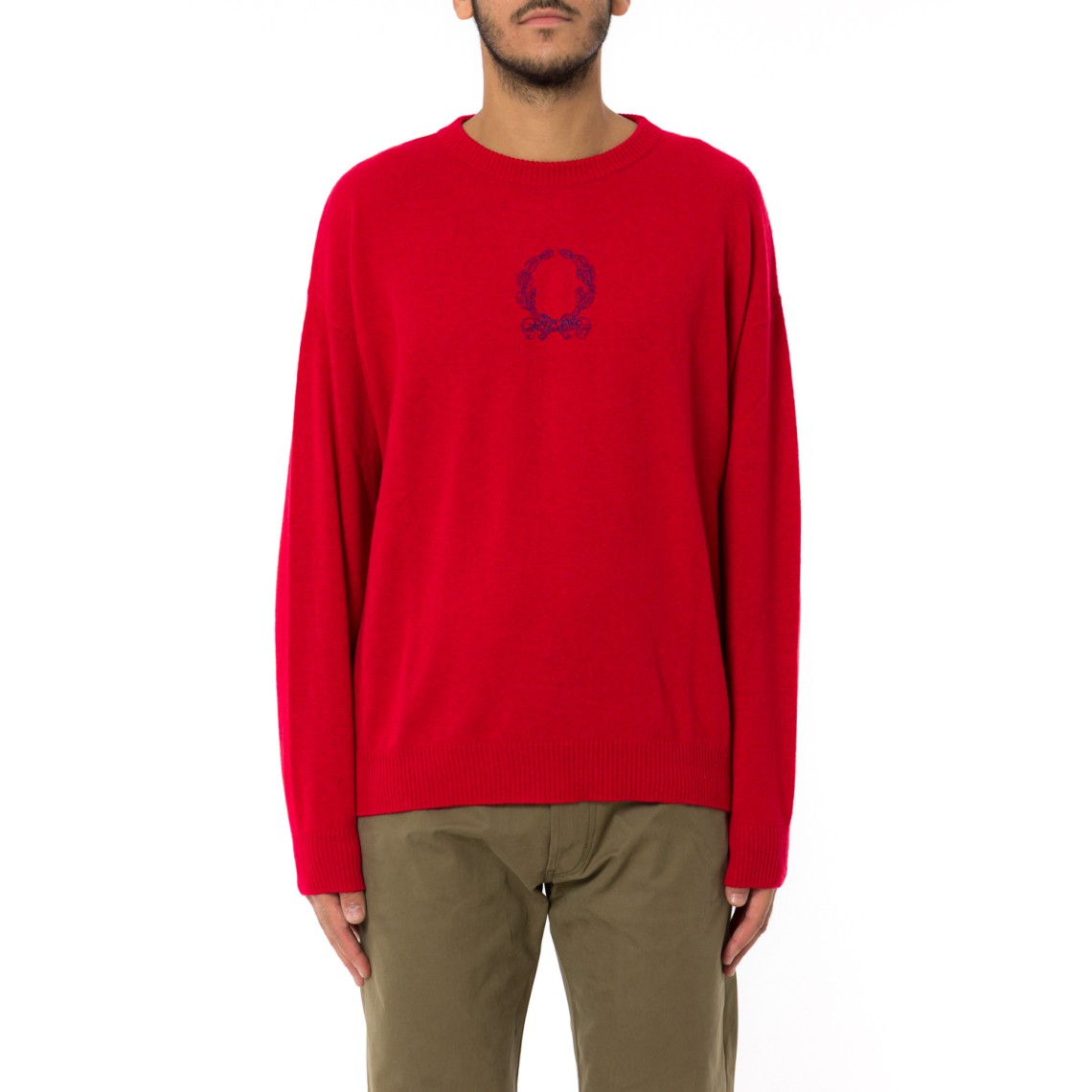 Maglia a girocollo con logo Moschino Couture