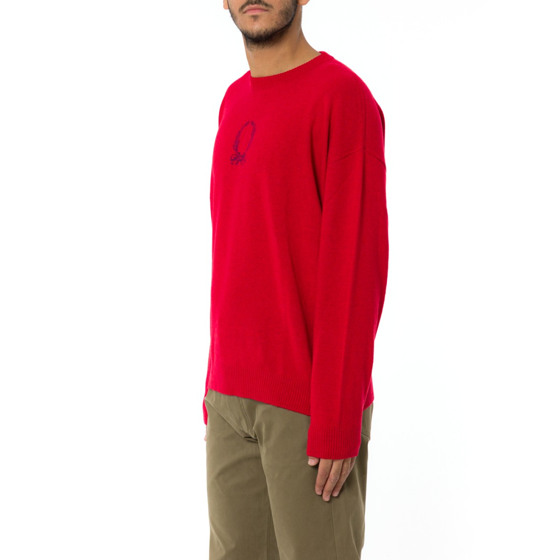 Maglia a girocollo con logo Moschino Couture