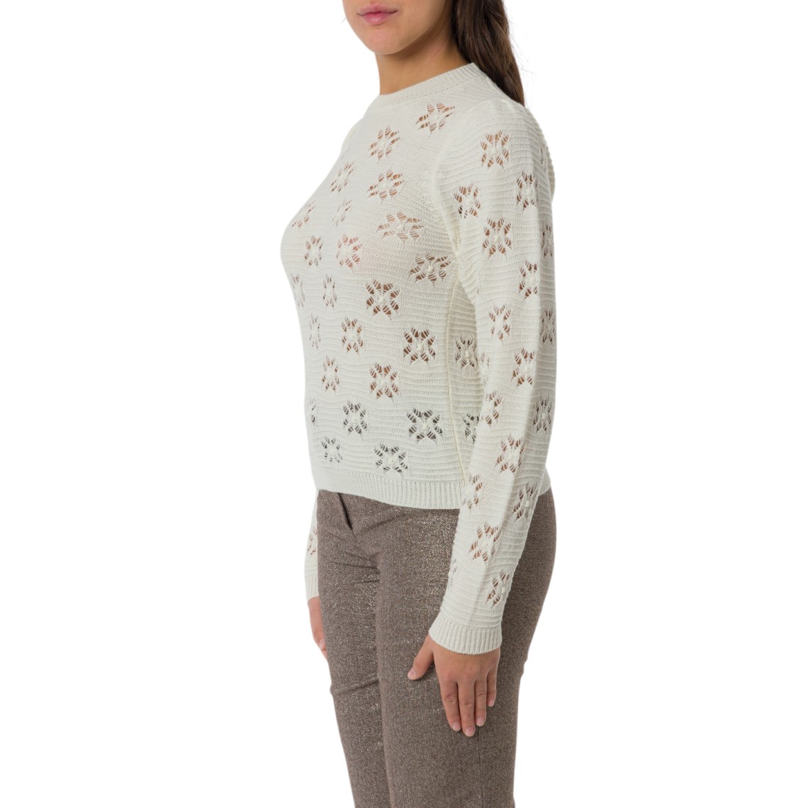 Pullover traforato Twinset