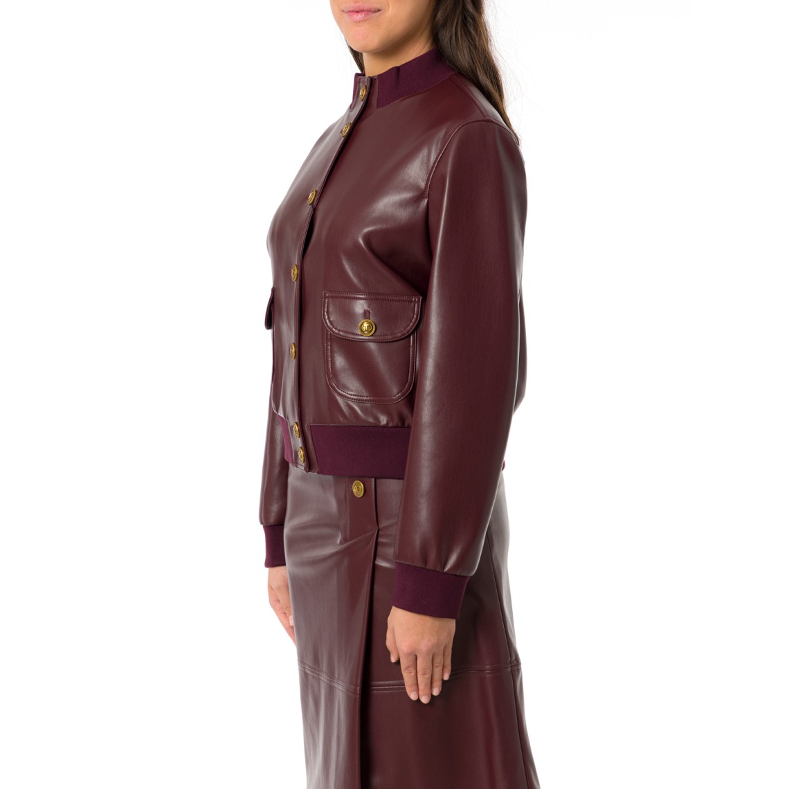 Giacca spalmata con bottoni Twinset