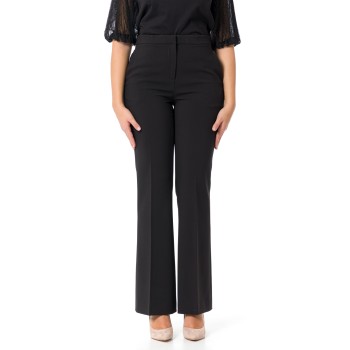 Pantaloni palazzo in crêpe Twinset