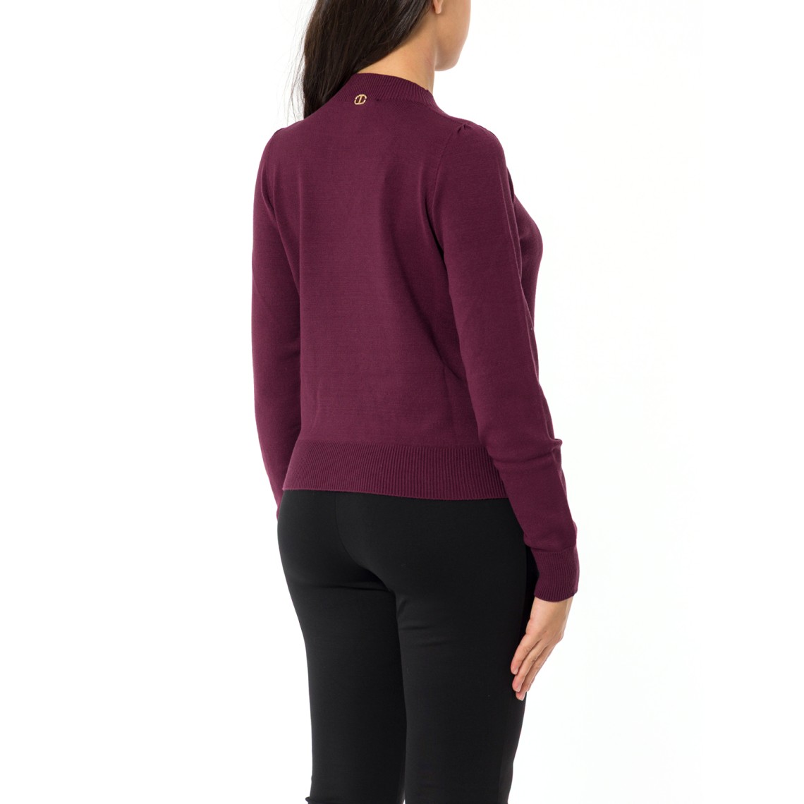 Maglia con cut-out e incrocio Twinset