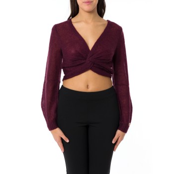 Coprispalle con scollo a V e incrocio Twinset