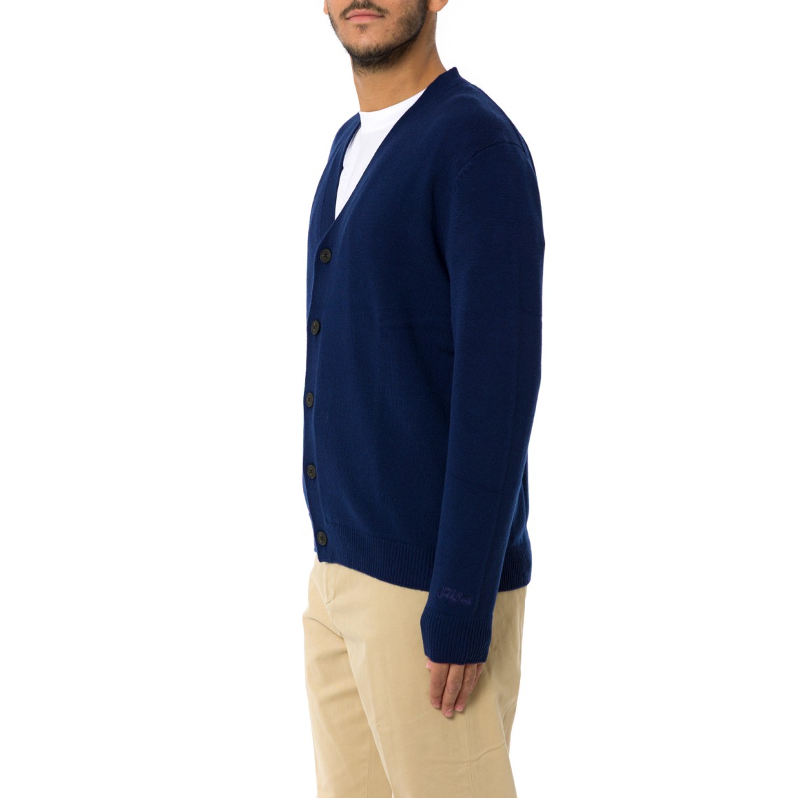 Cardigan Herrison di lana MC2 Saint Barth