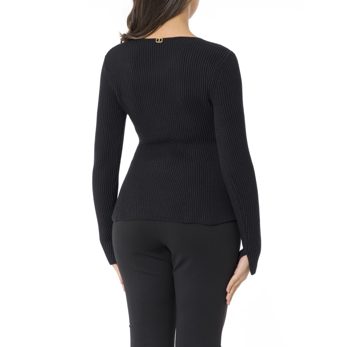 Maglia a costine Twinset