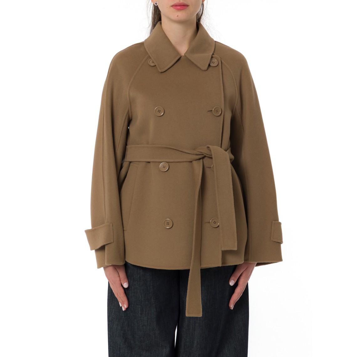 Trench corto in lana double Louis 'S Max Mara