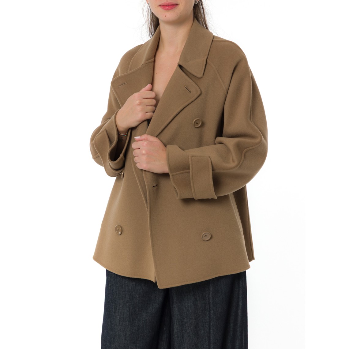 Trench corto in lana double Louis 'S Max Mara