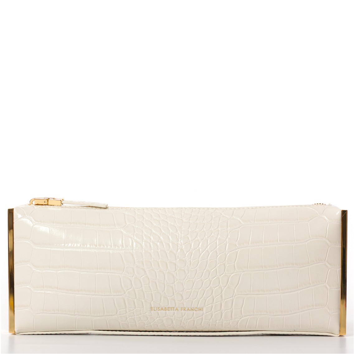 Clutch Baguette con zip Elisabetta Franchi