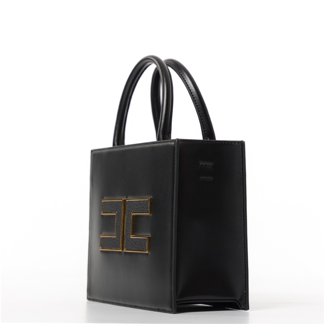 Borsa Tote piccola con logo Elisabetta Franchi