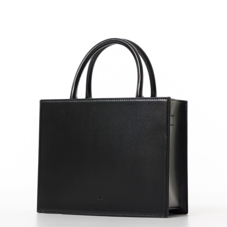 Borsa Tote piccola con logo Elisabetta Franchi