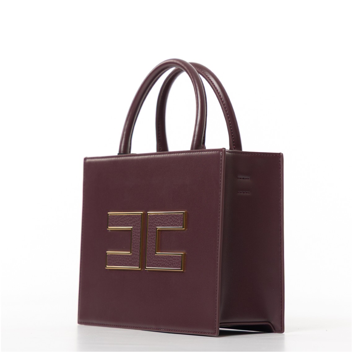 Borsa Tote piccola con logo Elisabetta Franchi