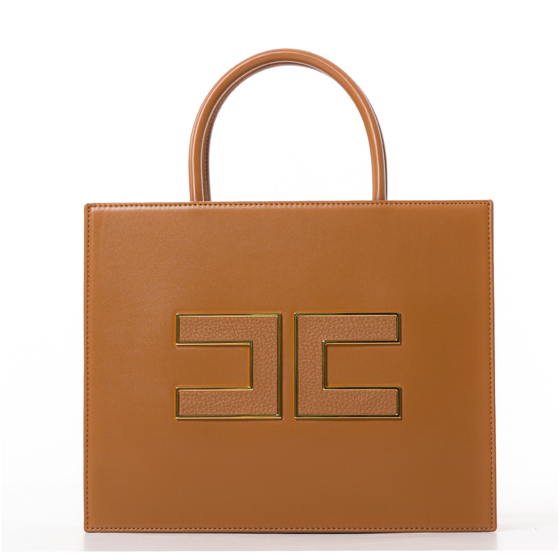 Borsa tote grande con logo Elisabetta Franchi