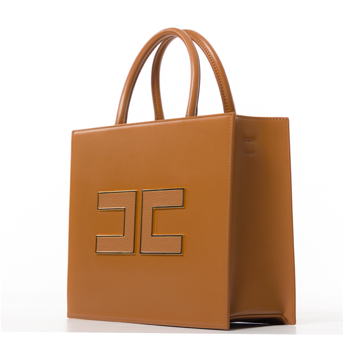 Borsa tote grande con logo Elisabetta Franchi