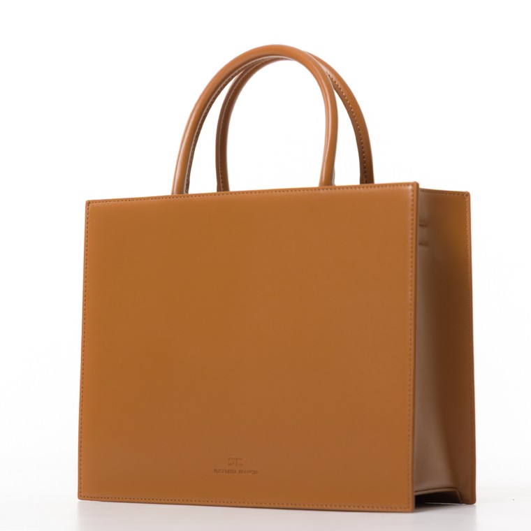 Borsa tote grande con logo Elisabetta Franchi