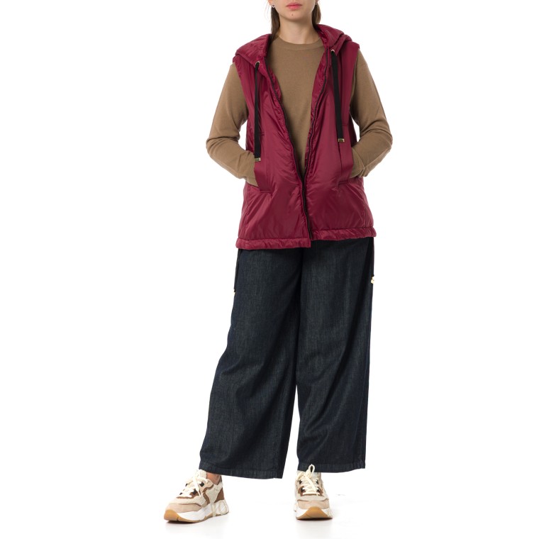 Gilet imbottito con cappuccio Greengo Max Mara The Cube
