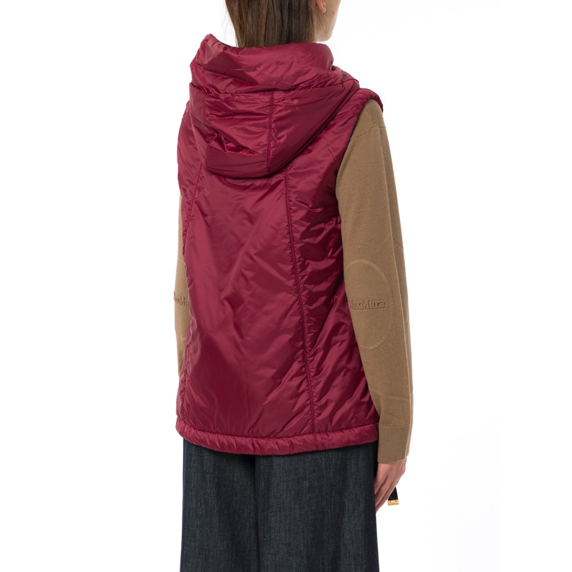 Gilet imbottito con cappuccio Greengo Max Mara The Cube
