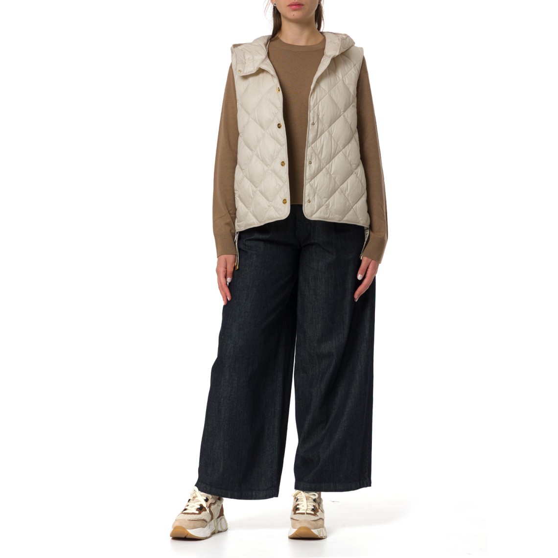 Gilet imbottito in tela Trefa Max Mara The Cube