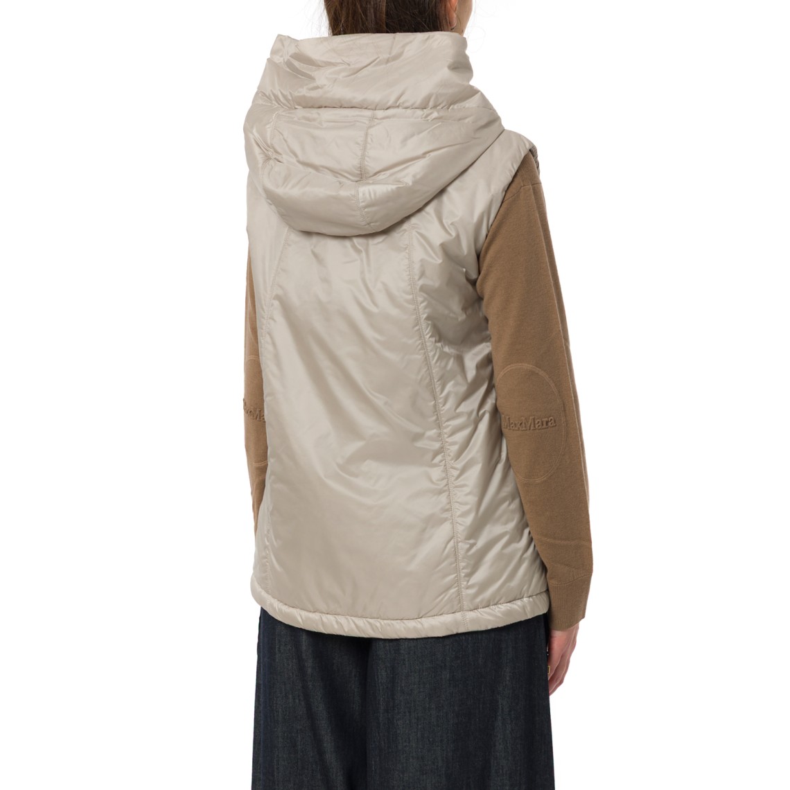 Gilet imbottito con cappuccio Greengo Max Mara The Cube