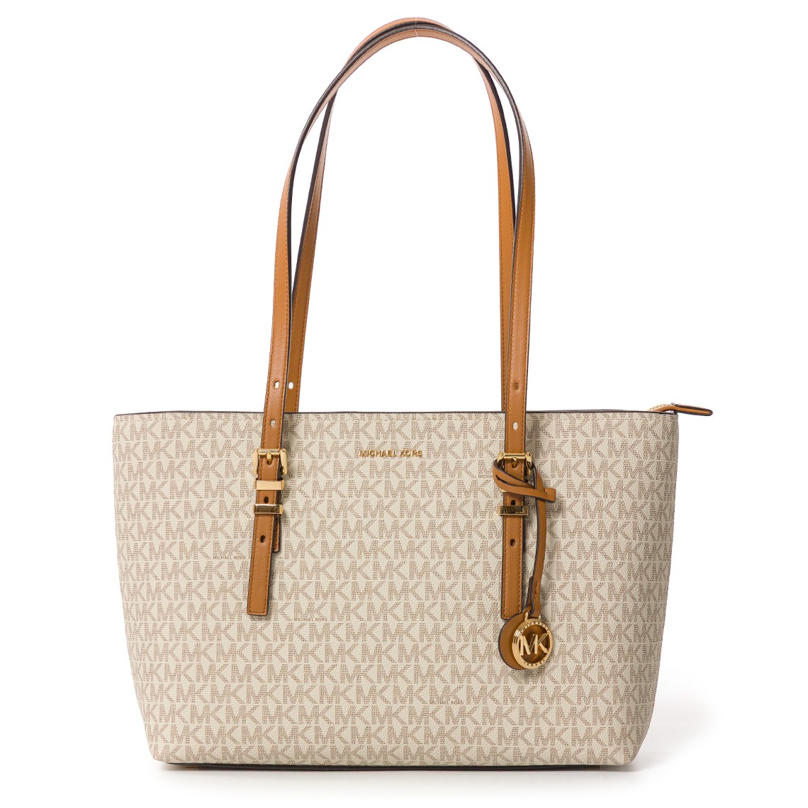 Borsa tote Quinn media Michael Kors con monogram all over