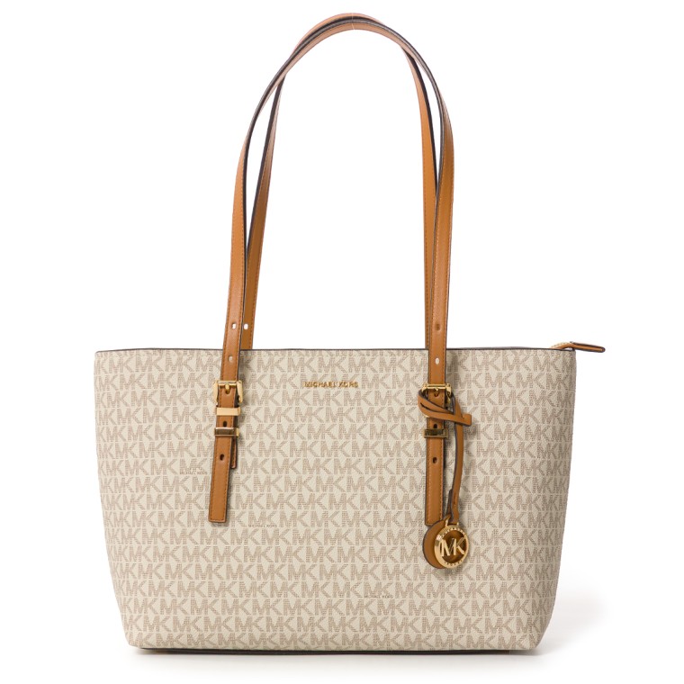 Borsa tote Quinn media Michael Kors con monogram all over