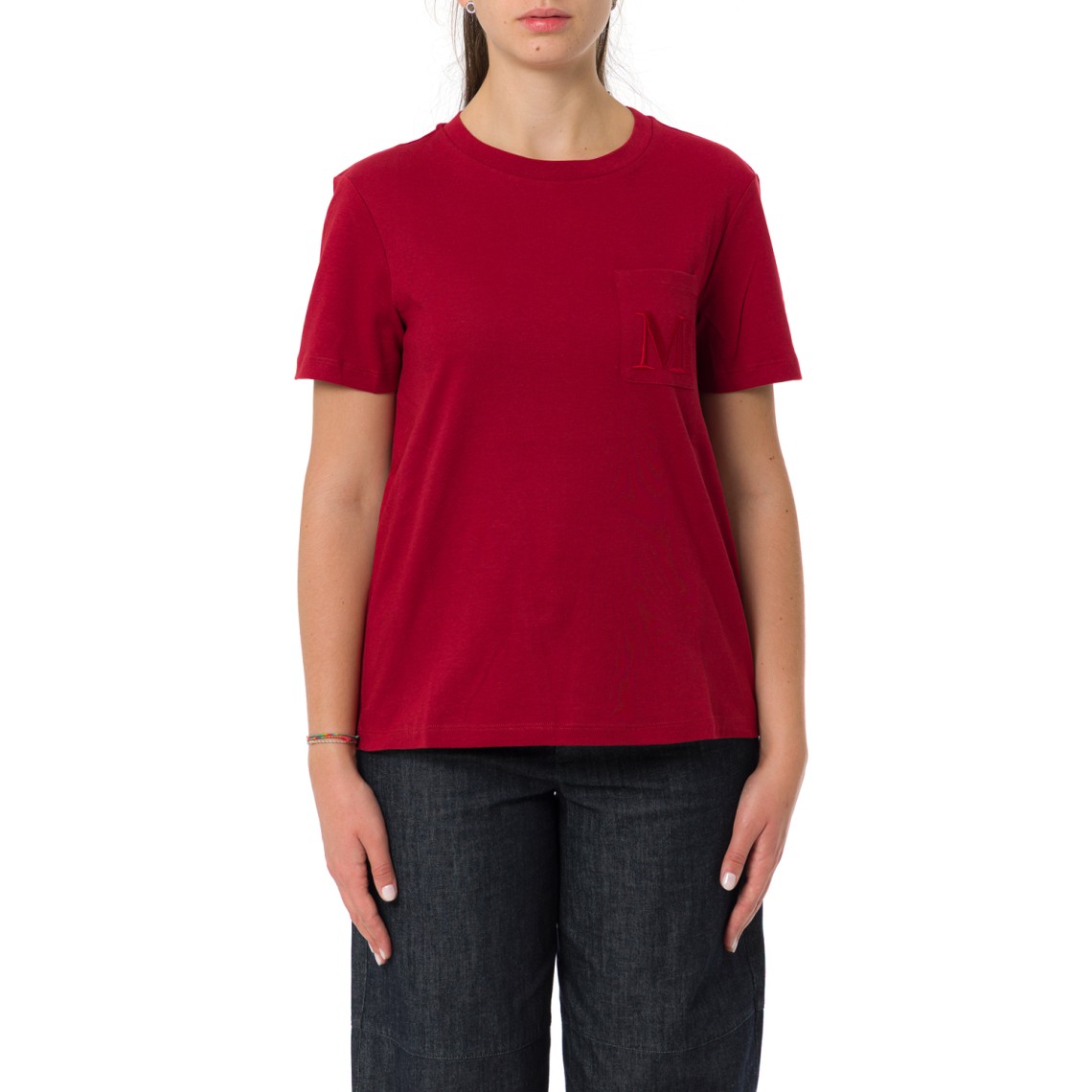 T-shirt in jersey di cotone Madera 'S Max Mara