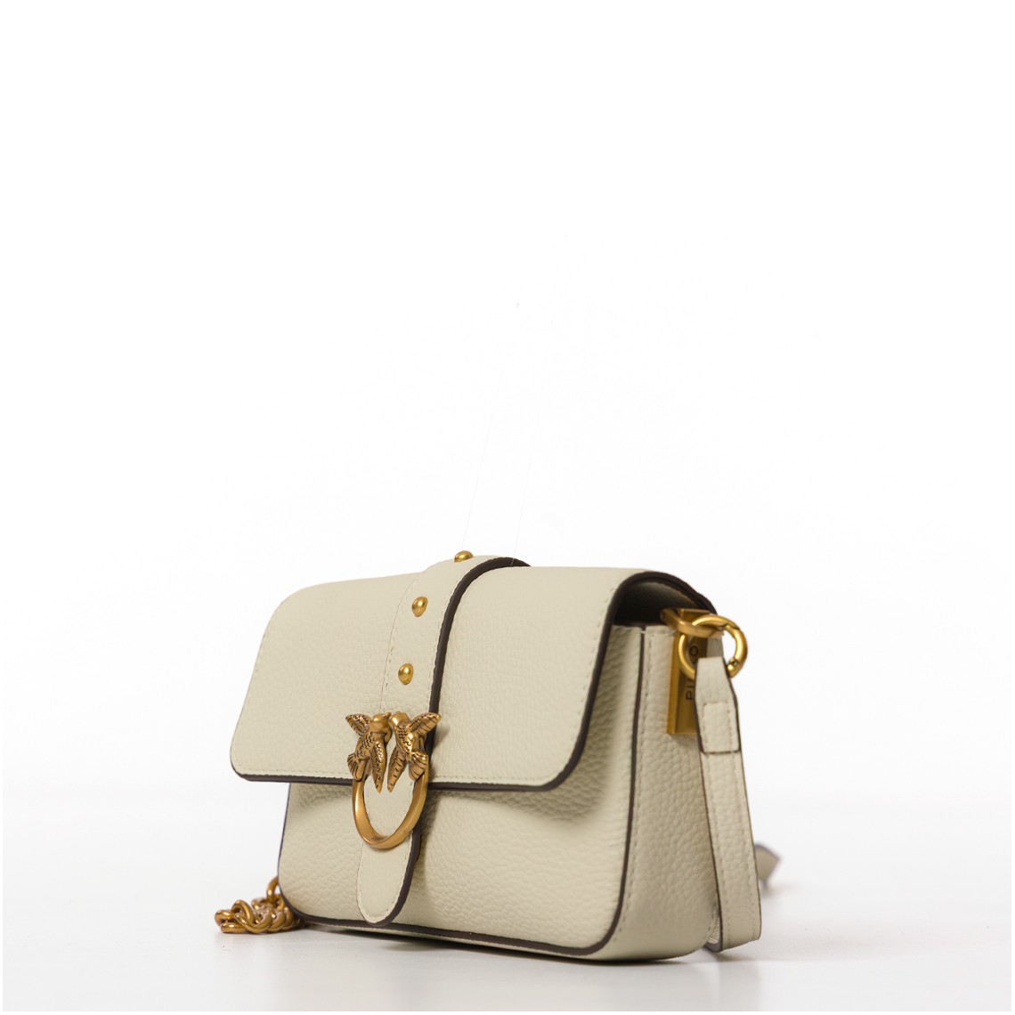 Borsa Love One Mini Pinko in pelle martellata