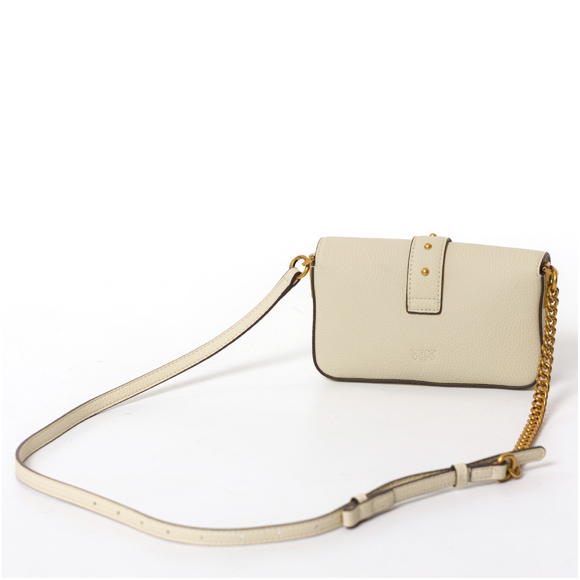 Borsa Love One Mini Pinko in pelle martellata