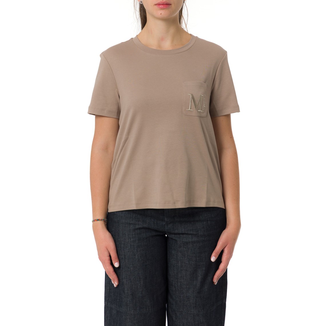 T-shirt in jersey di cotone Madera 'S Max Mara