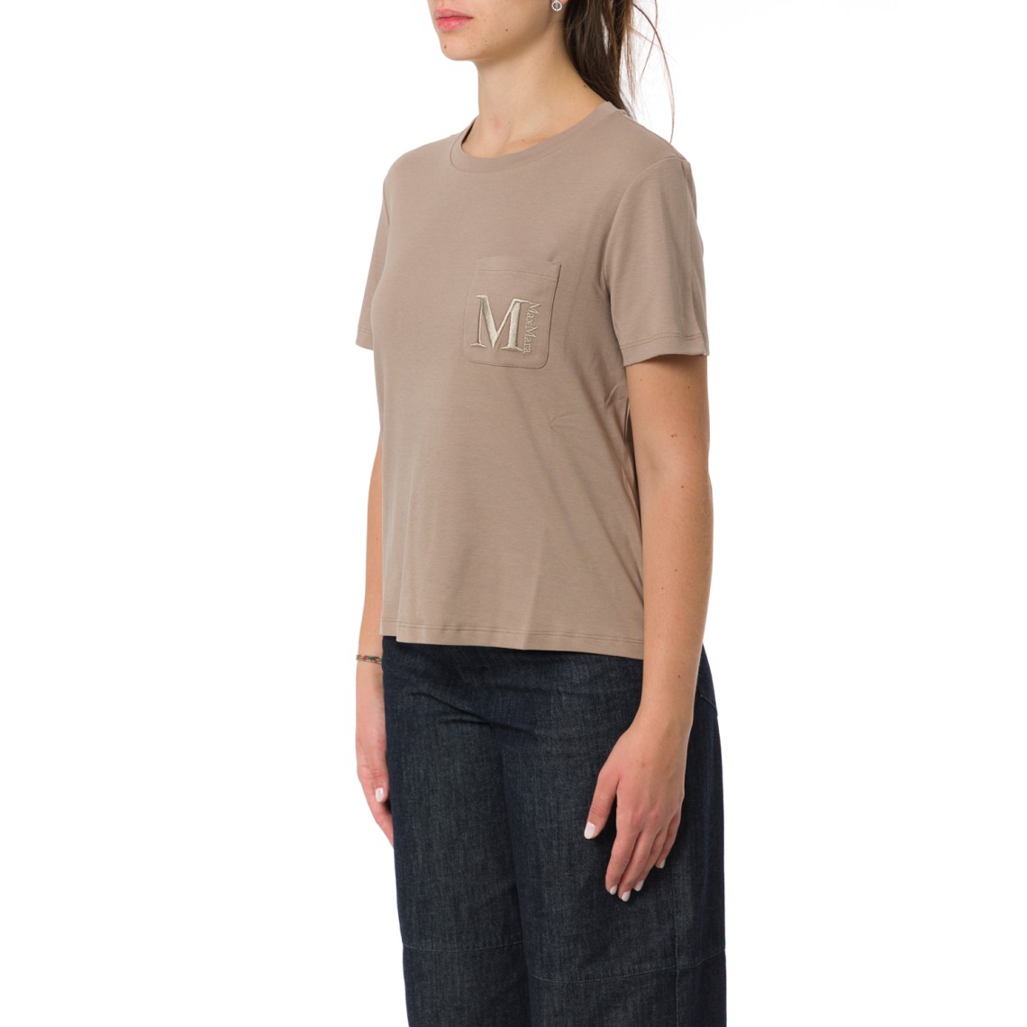 T-shirt in jersey di cotone Madera 'S Max Mara