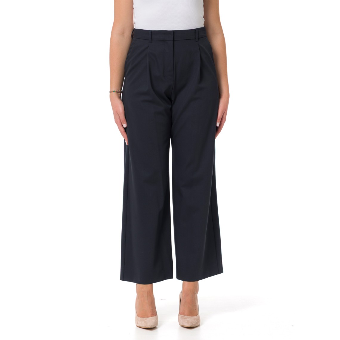 Pantaloni in lana crêpe Siri 'S Max Mara