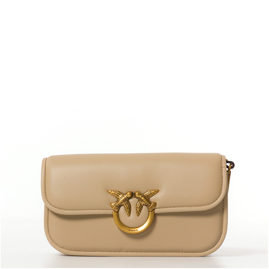 Borsa a tracolla piccola Love Bag Box Pinko in nappa