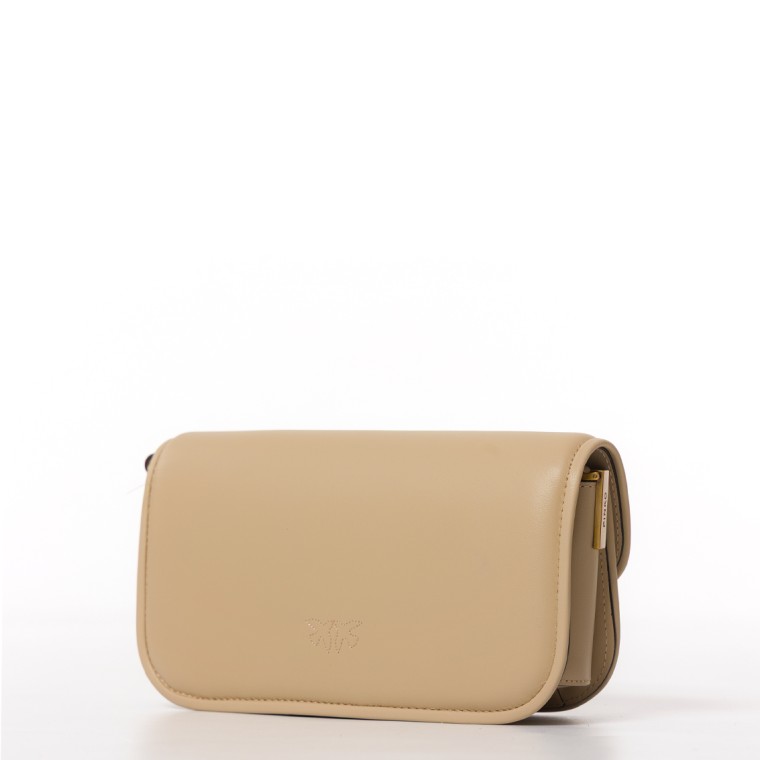 Borsa a tracolla piccola Love Bag Box Pinko in nappa