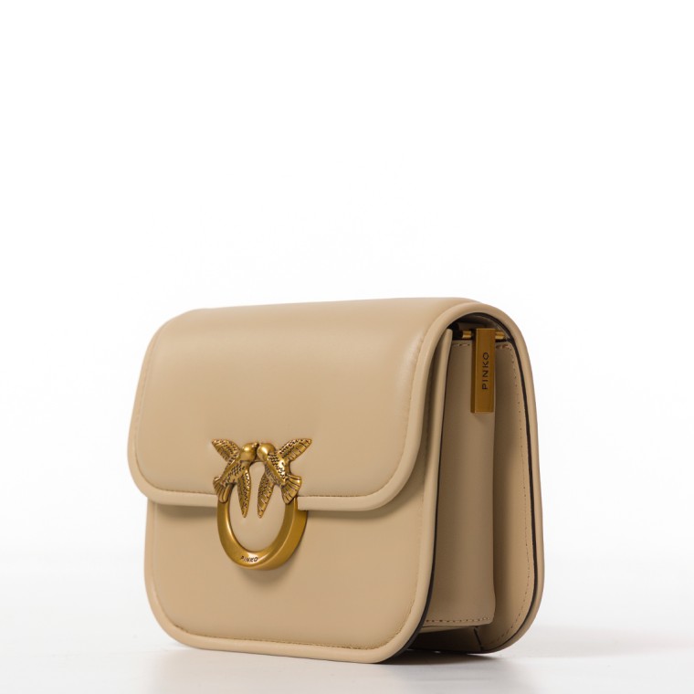 Borsa a tracolla Love Box Bag Mini Pinko in nappa