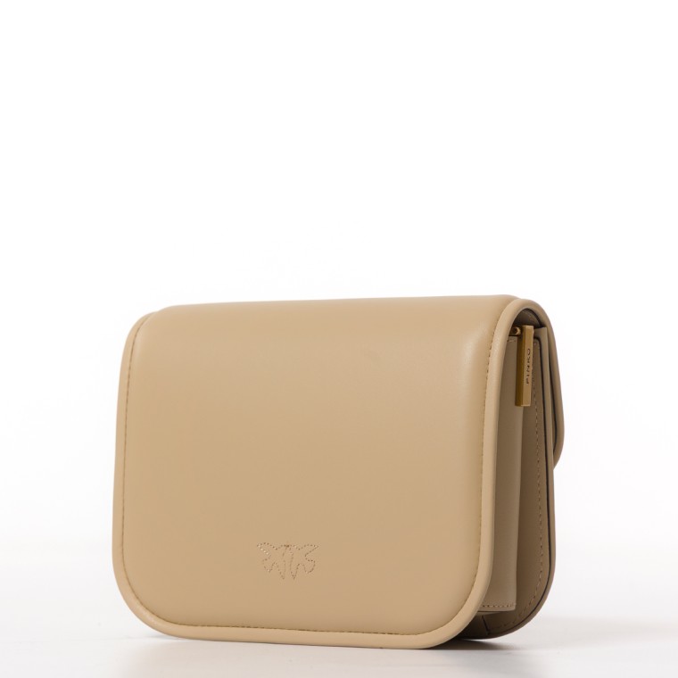 Borsa a tracolla Love Box Bag Mini Pinko in nappa
