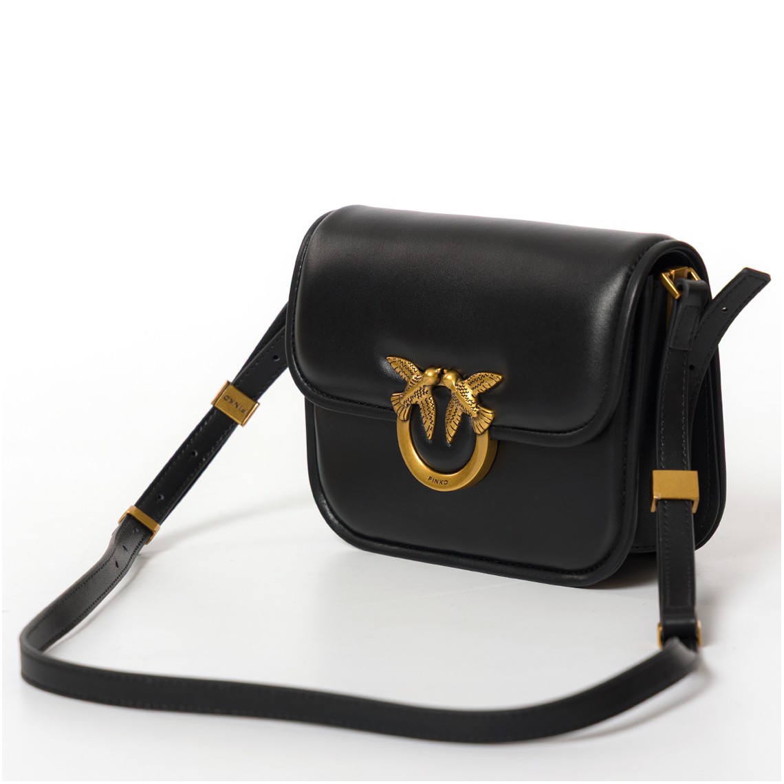 Borsa a tracolla Love Box Bag Mini Pinko in nappa