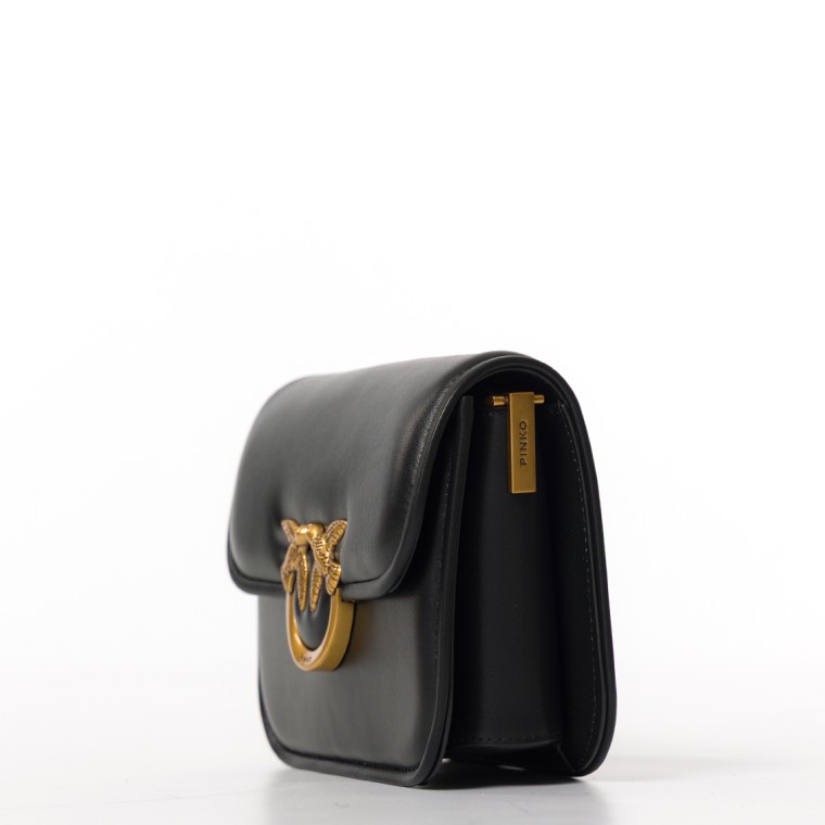 Borsa a tracolla Love Box Bag Mini Pinko in nappa