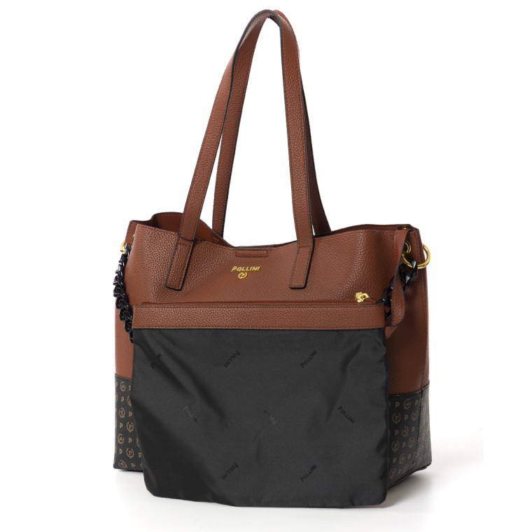 Shopping bag Pollini con maxi catena