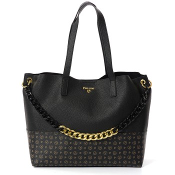 Shopping bag Pollini con maxi catena