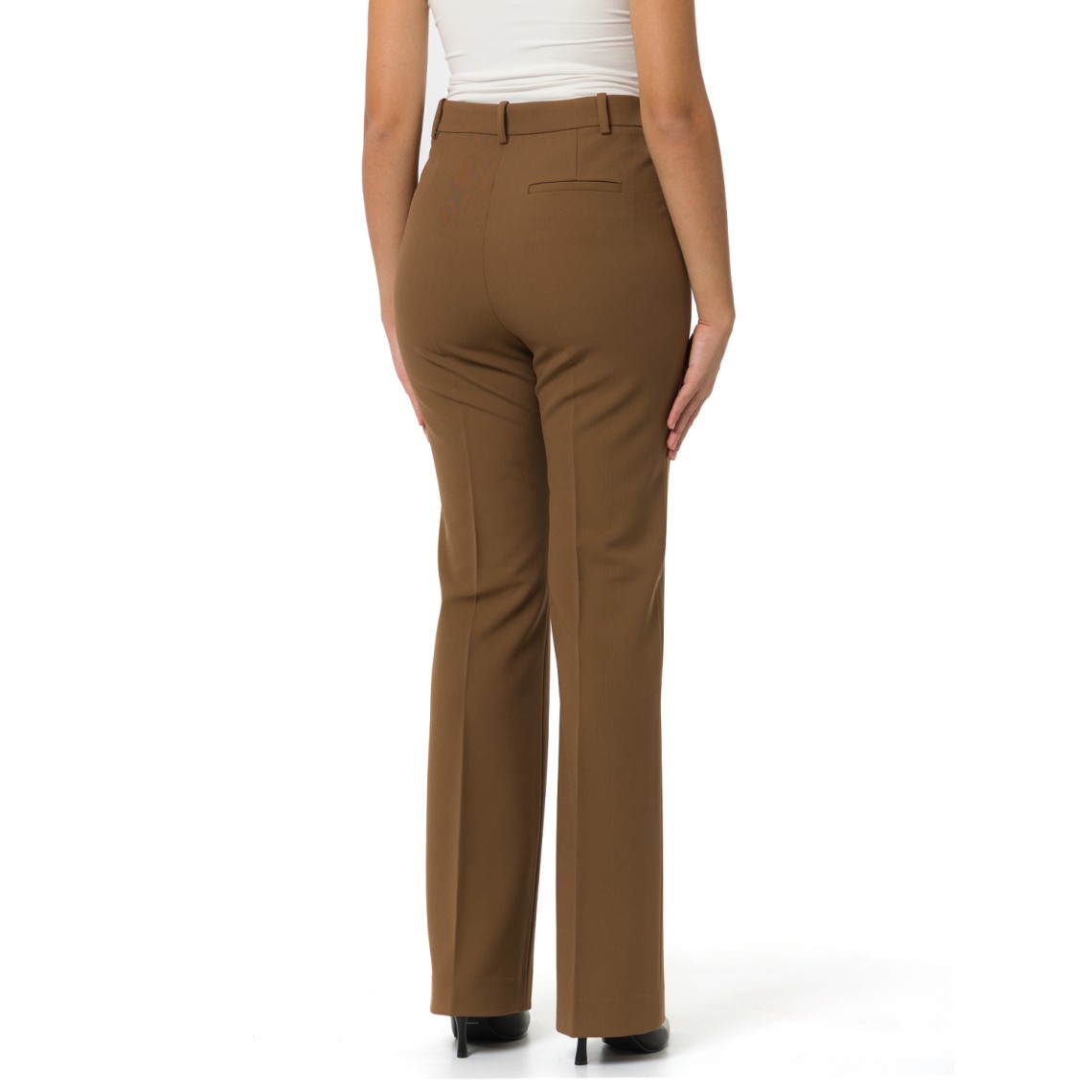 Pantaloni Pita skinny con piega stirata Pinko