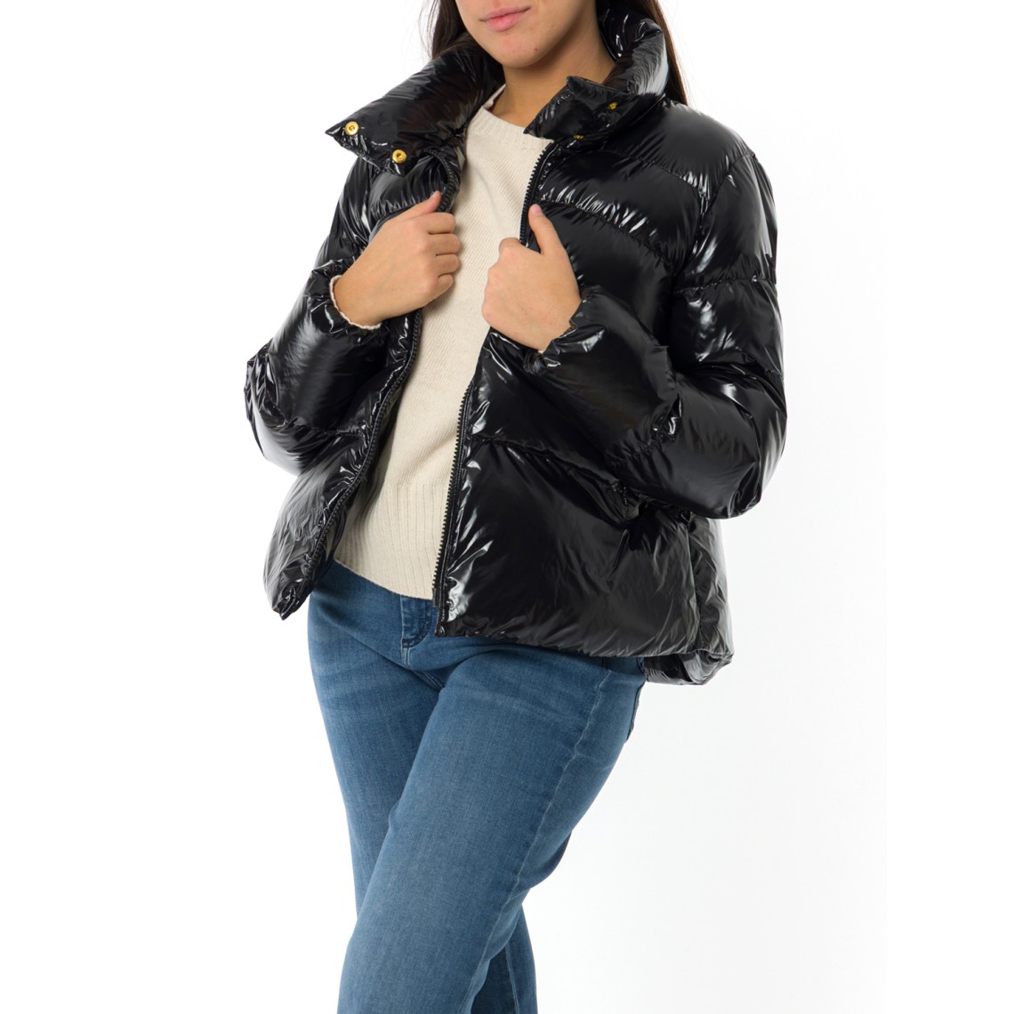 Piumino caban crystal nylon Pinko