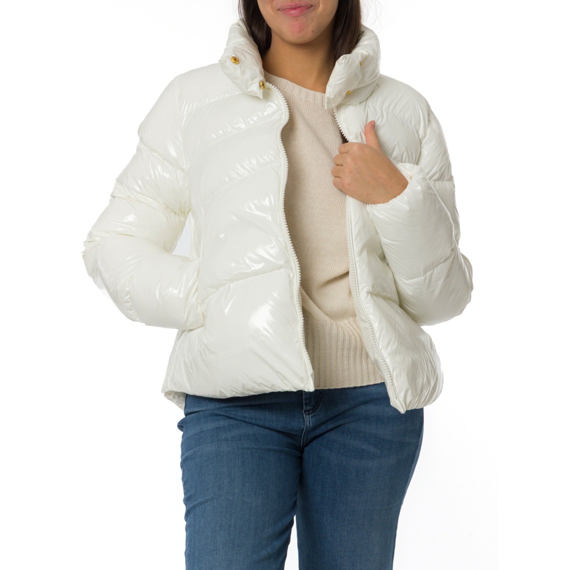 Piumino caban crystal nylon Pinko