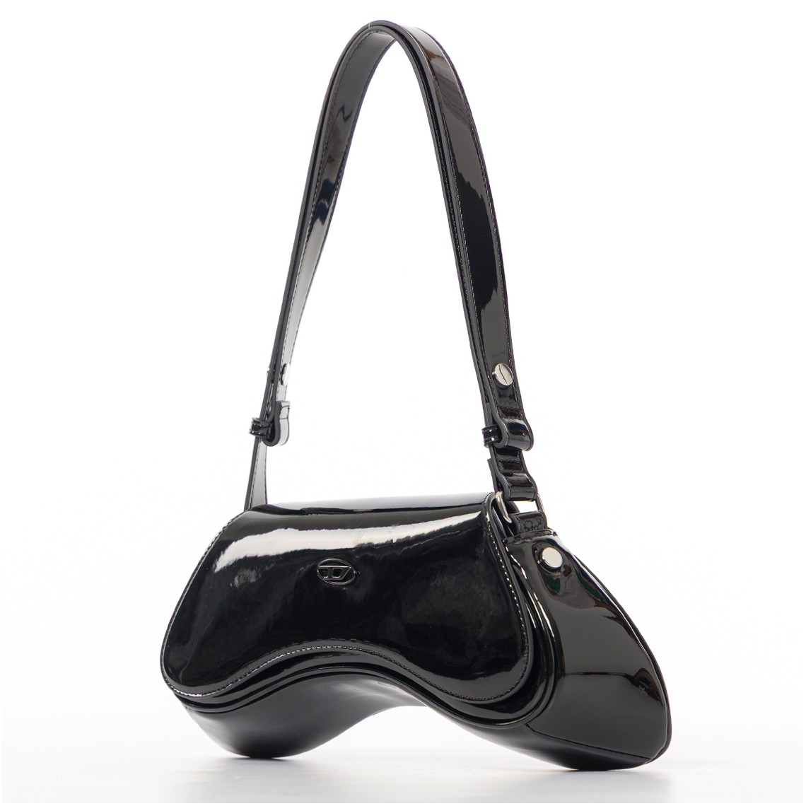 Borsa Diesel Play-Crossbody in PU lucido