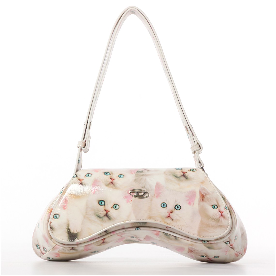 Borsa Play Crossbody Diesel in PU stampato lucido